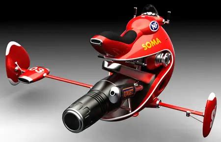 Awesome Jet Powered Flying Bike Concept - Tuvie Design