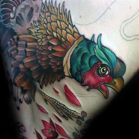 40 Pheasant Tattoo Designs for Men