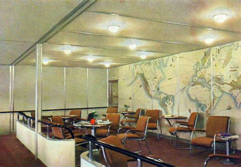 The Interior of the Hindenburg Revealed in 1930s Color Photos: Inside ...