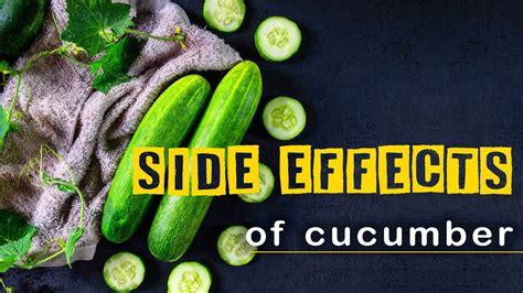 Healthy Diet : 10 Strange Side Effects Of Cucumber - Health Tips - YouTube