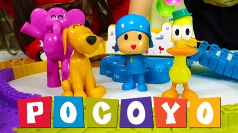 🎮We play pocoyo games for children 👌 Which is better? Real toys or ...