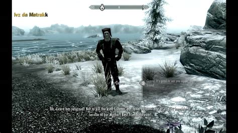 Skyrim Best of: Cicero returns, Dark Brotherhood quests HD - YouTube