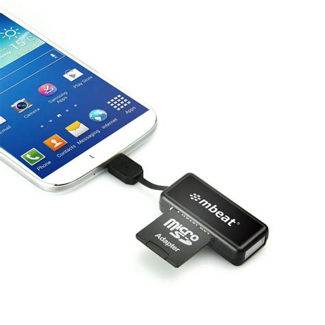 mbeat MB-OTG772 Micro USB card reader and hub for Android smartphone ...