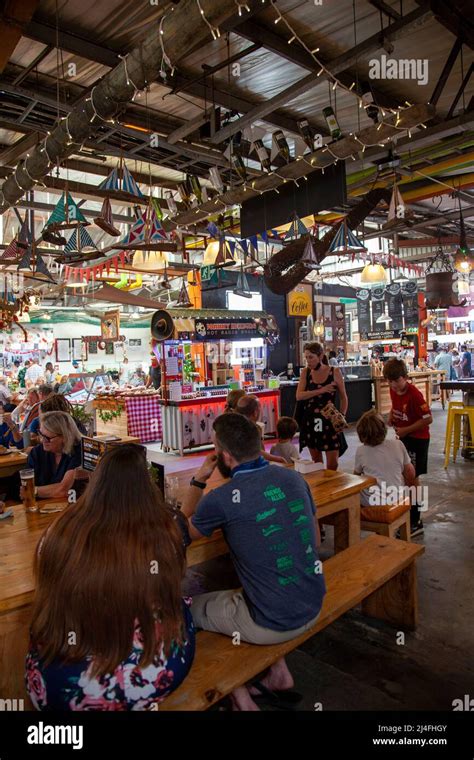 Food Court at Bay Harbour Market in Hout Bay , Cape Town - South Africa ...