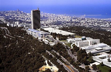 University of Haifa aerial view toward sea | Le·gal In·sur·rec·tion