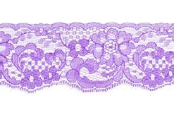 Purple Lace Flowers Horizontal Seamless Pattern Background Border ...