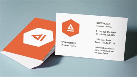 Business card design in InDesign