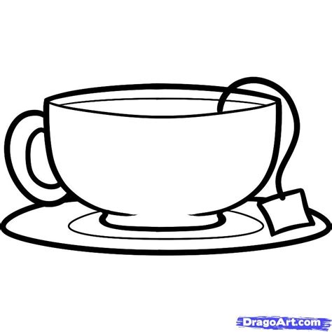 how to draw tea cup | Tea cup drawing, Tea cup art, Teacup tattoo