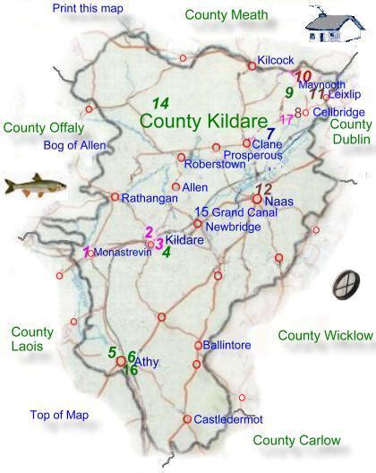 Map of County Kildare.