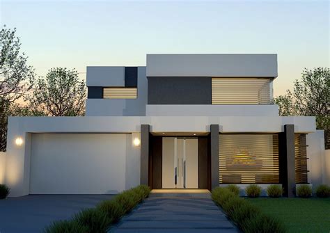 Enterprise Constructions - Contemporary House - Flat Roof - angular line