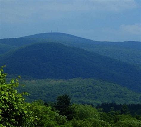 Mount Greylock from the Window of the Holiday Inn, North Adams, Mass ...