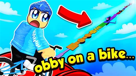 Obby but You're on a Bike - YouTube