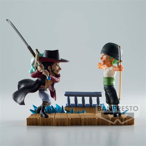 ONE PIECE - Zoro VS Mihawk - Figure WCF Log Stories 7cm : ShopForGeek ...