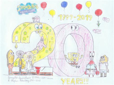 SpongeBob Squarepants 20th Anniversary!!! by SpongeBronyPH on DeviantArt