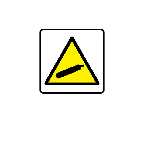 Buy Compressed Gas Symbol Labels | Danger & Warning Stickers