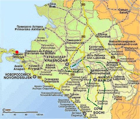 Krasnodar Map