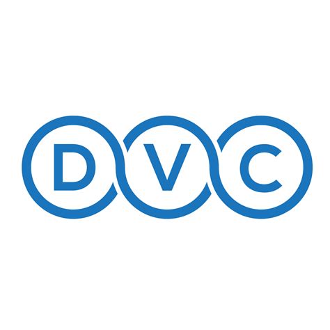 DVC letter logo design on black background.DVC creative initials letter ...