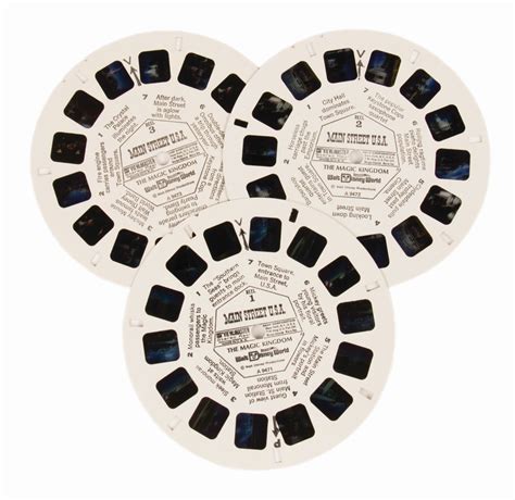 Set of (5) Walt Disney World View-Master Reels.