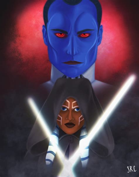 My Ahsoka/Thrawn fan art! Kind of proud of this one : r/StarWars