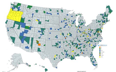 United States Radar Detector Bands Map | RatedRadarDetector