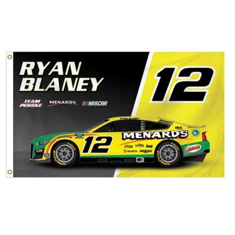 Ryan Blaney #12 Nascar 3' x 5' Car Flag New for 2022, 1 unit - Fred Meyer