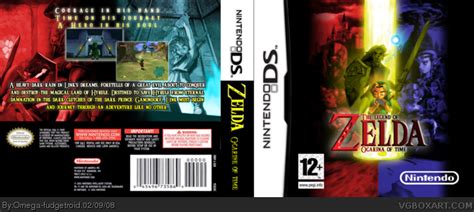 The Legend of Zelda: Ocarina of Time DS Nintendo DS Box Art Cover by ...