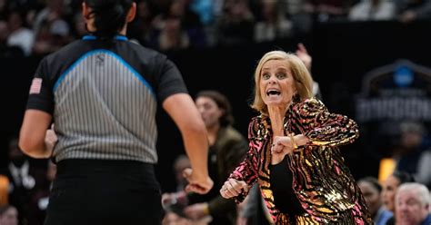 Kim Mulkey Appears to Initiate Contact Twice With Official On Court ...