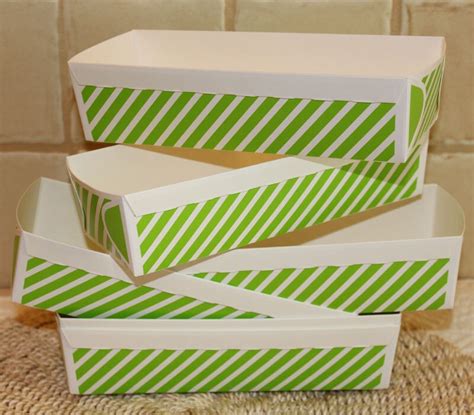 Paper Baking Pan Paper Loaf Baking Pans Green Stripe