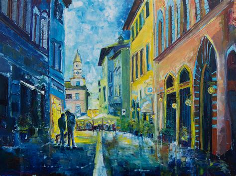 Oil Painting Arezzo Italy on Behance