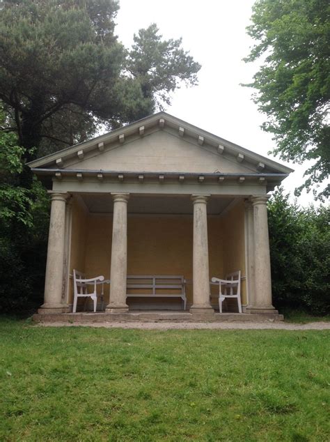 The Temple Arbour was built in the early 1770s in a Roman Doric style ...