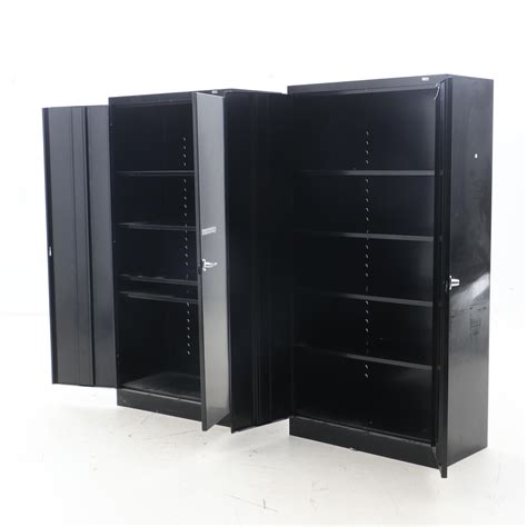 ULINE Metal Office Storage Cabinets, Contemporary | EBTH