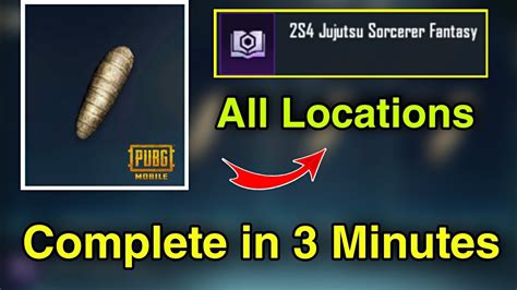 PUBG - Sukuna Finger All Locations in Livik Map | Jujutsu Kaisen - YouTube