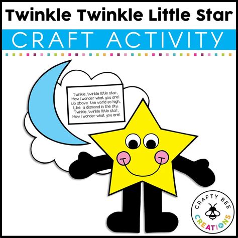 Twinkle Twinkle Little Star Craft Activity - Crafty Bee Creations