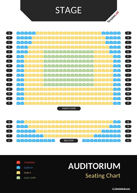 Emens Auditorium Seating Chart