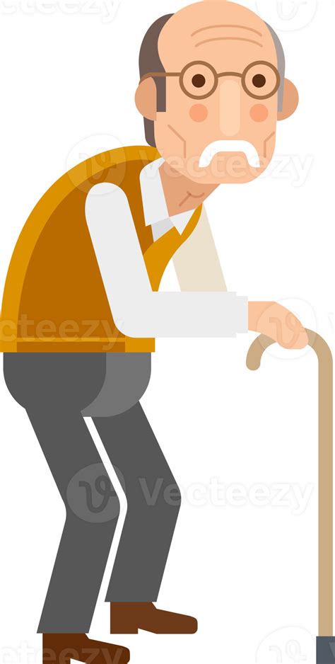 old man cartoon 19023266 PNG