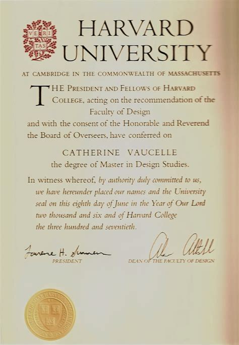 Harvard University Diploma Template | PDF Template