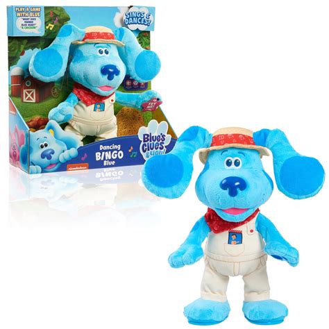 Blue’s Clues & You! Bingo Blue 14-inch Feature Plush Stuffed Animal ...