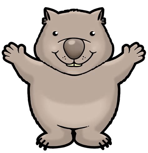 Free Cartoon Wombat, Download Free Cartoon Wombat png images, Free ...