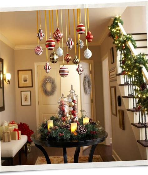 43 Elegant Hanging Ceiling Winter Decoration Ideas | Christmas ceiling ...