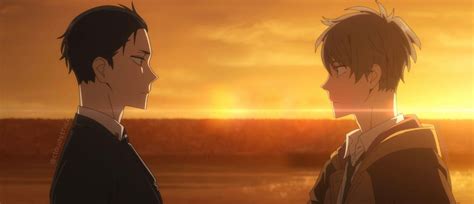 daiharu sunset scene but with both daisuke and haru together!! | Anime ...