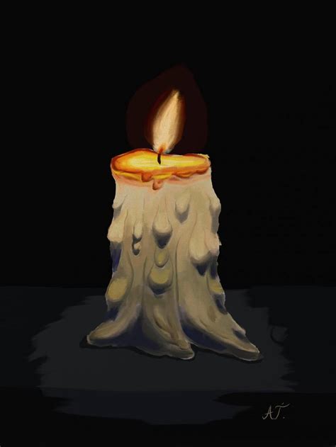 Melting Candle Art