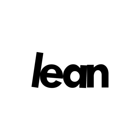 The Lean Logo Vector Design 16009738 Vector Art at Vecteezy