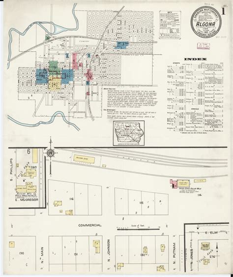 Map, Available Online, Algona | Library of Congress