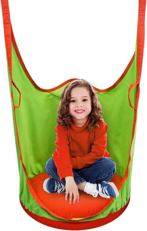 Amazon.com : Sorbus Kids Pod Swing Chair Nook - Hanging Seat Hammock ...