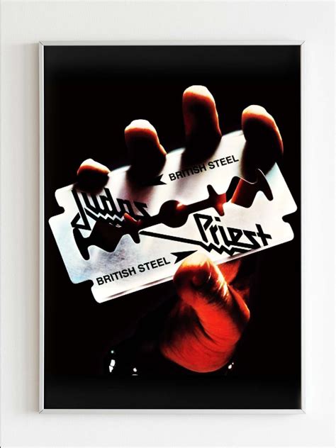 Judas Priest British Steel Album Cover Poster