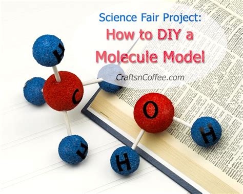 Science Fair Project: Easy DIY Molecule Models. CraftsnCoffee.com ...