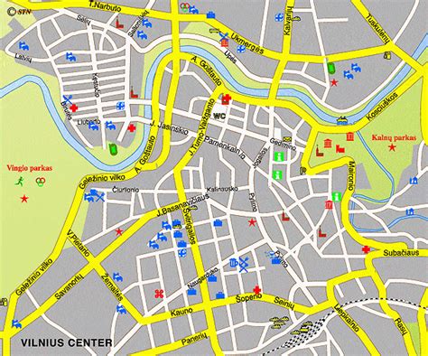 Map of Vilnius