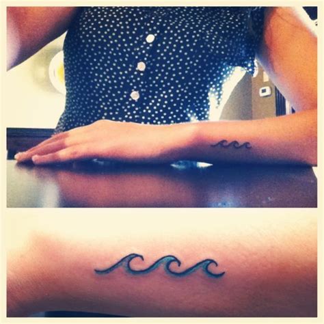 Small Wave Tattoo