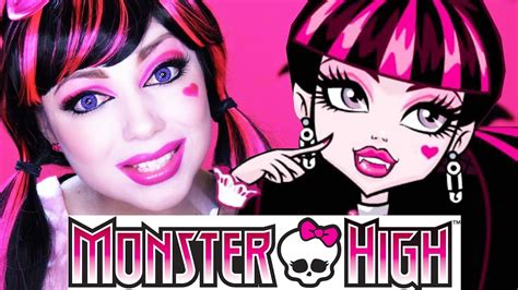 Monster High - Draculaura MAKEUP! | Charisma Star - YouTube