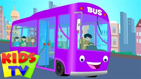 Wheels On The Bus Kids Tv | Nursery Rhymes Songs For Children | Rhymes ...